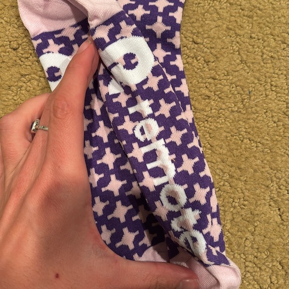 Purple Multi Patterned Socks - Picture 2 of 3